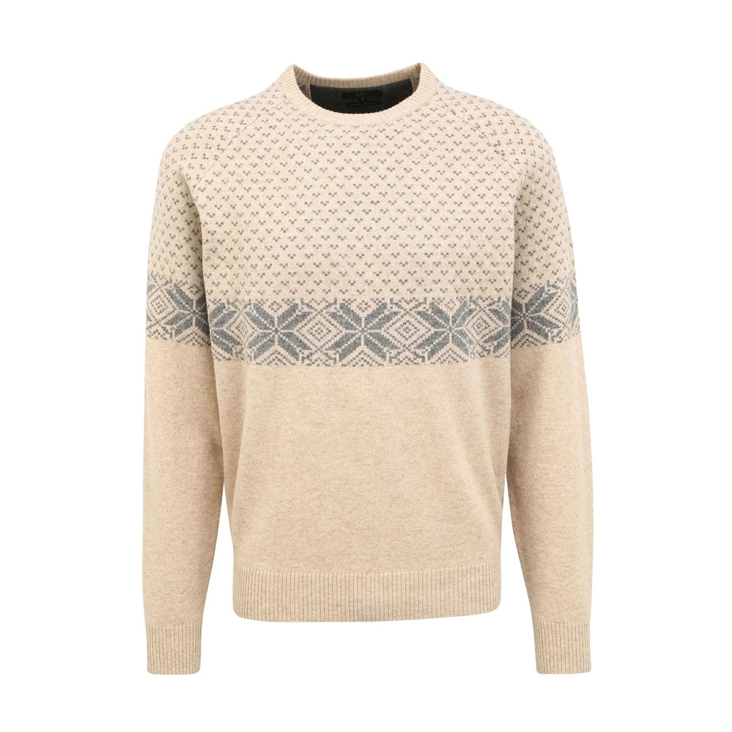 Jacquard Crew Neck