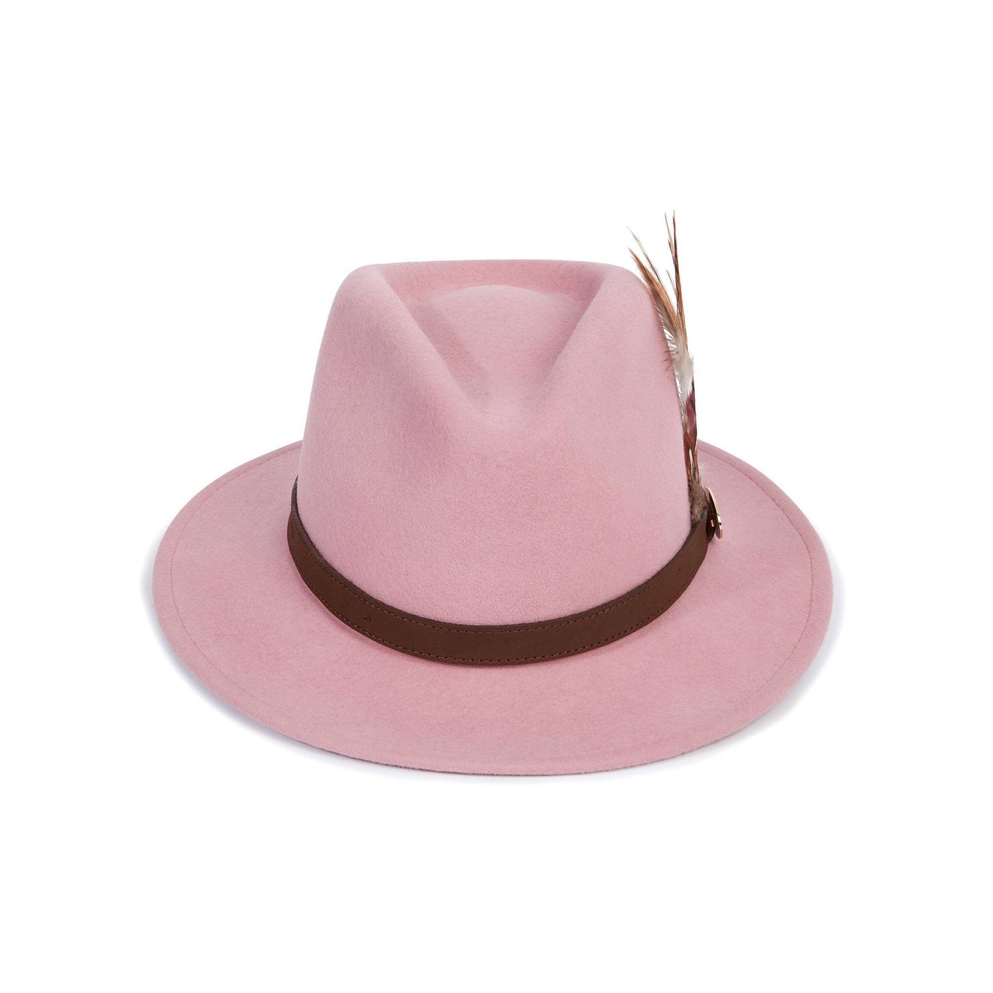 Suffolk Fedora Bronze Side Feather