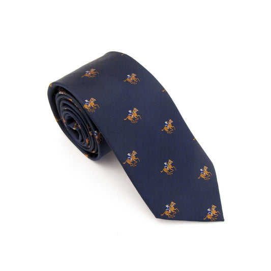 Horse Racing Silk Tie
