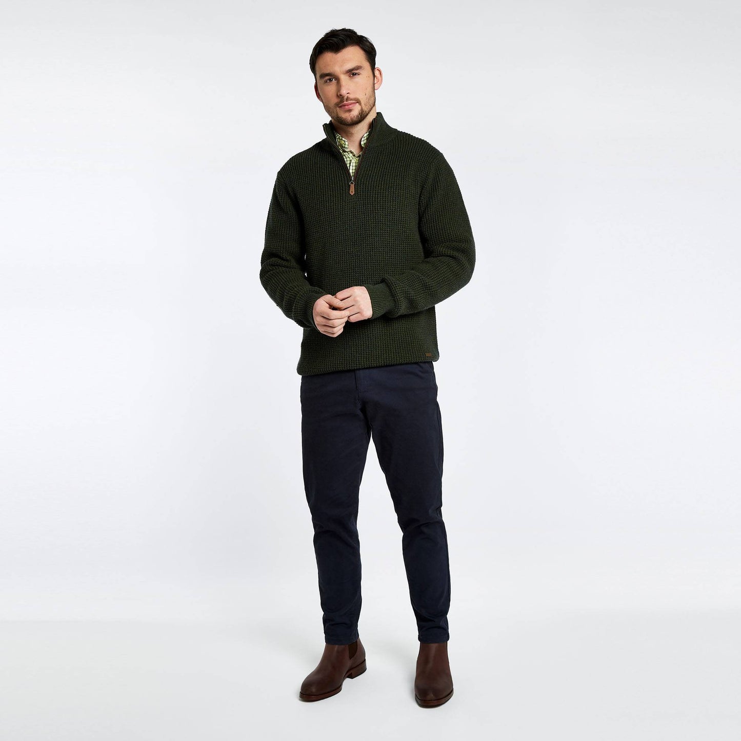 Edgeworth Zip Neck Sweater