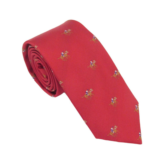 Horse Racing Silk Tie