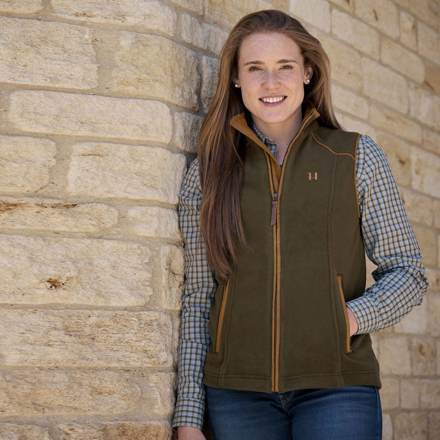 Ladies Sandhem 200 Fleece Waistcoat