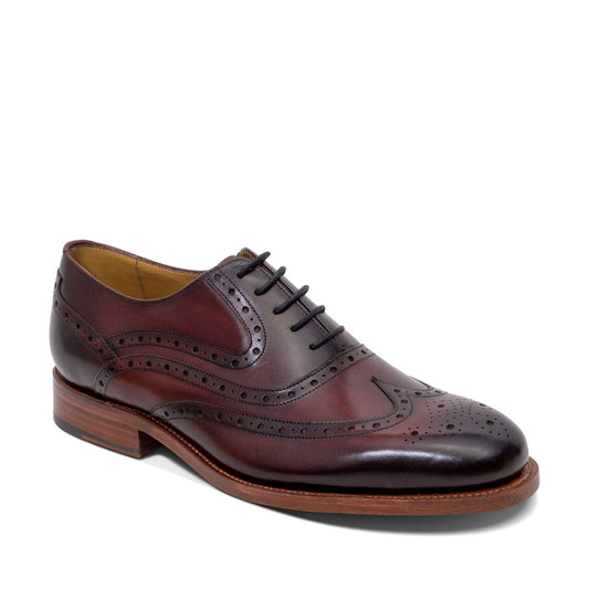 Liffey Handbrushed Brogue Shoe