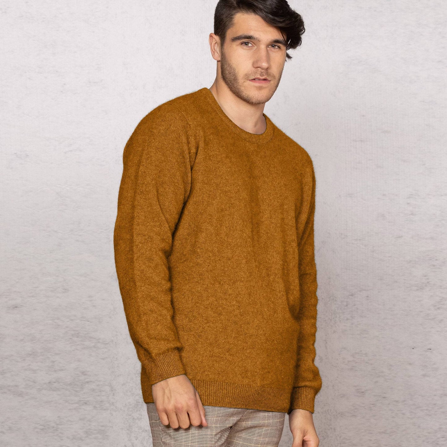 Possum Merino Cambridge Crew Neck Knit