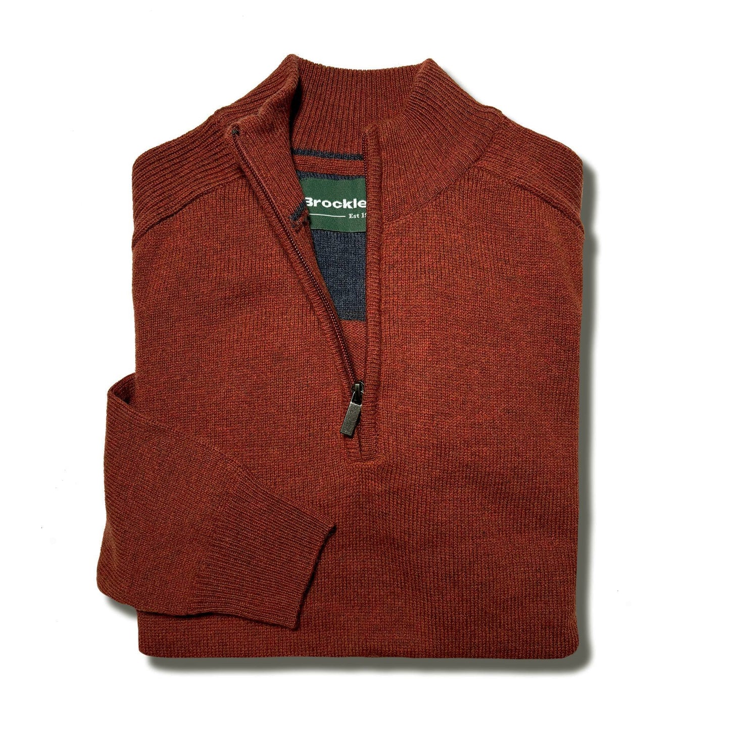 Quarter Zip Lambswool Knit
