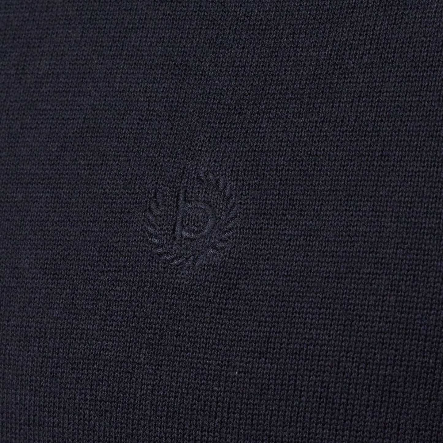 Cotton Zip Neck Knit