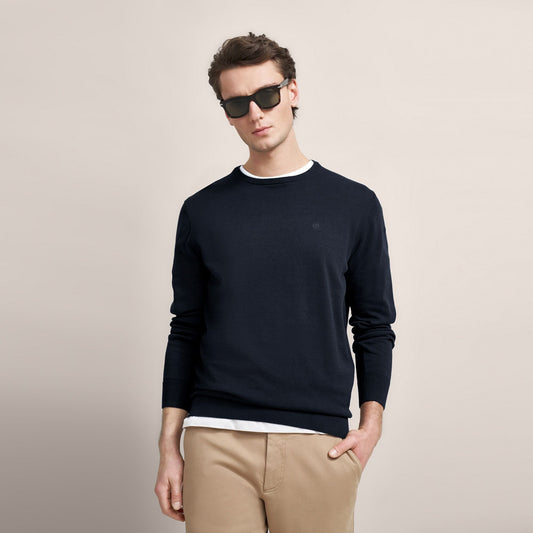 Cotton Crew Neck Knit