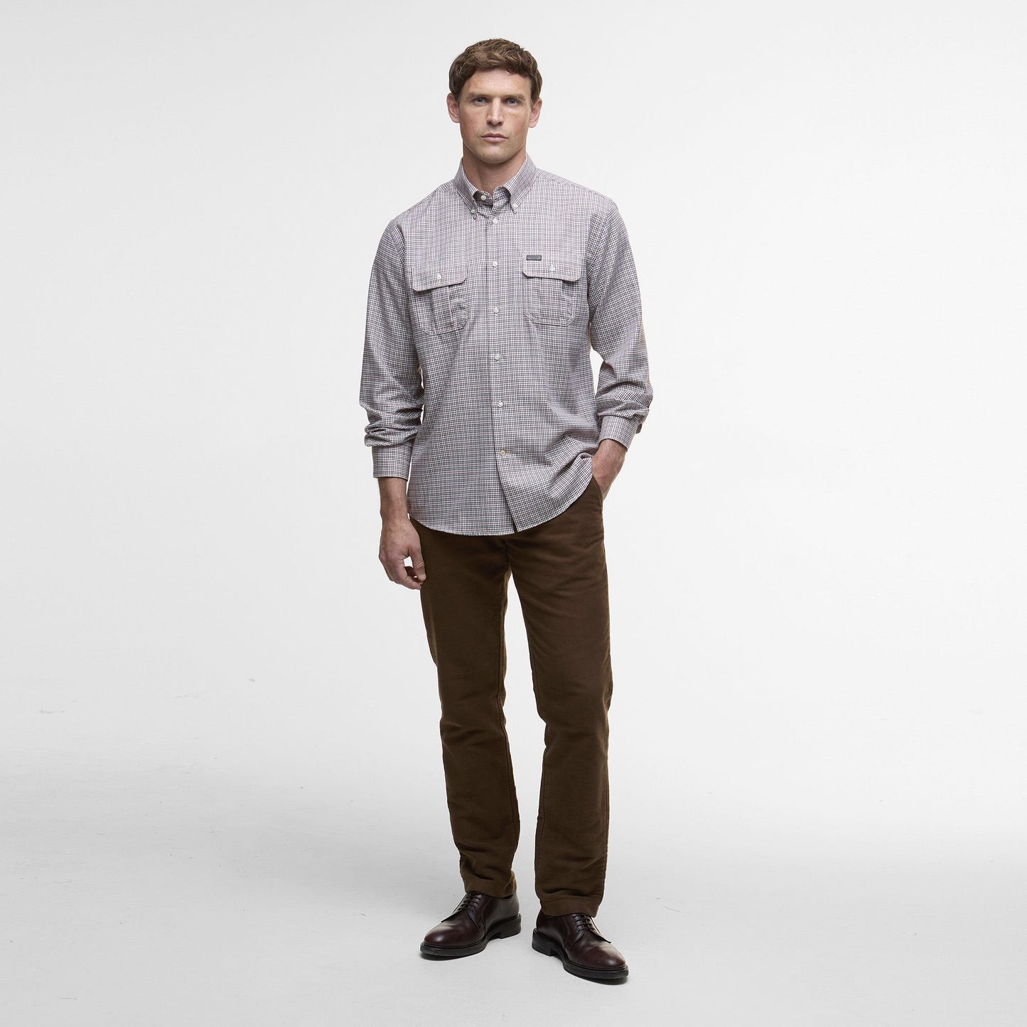 Fenn Regular Thermo Weave Gingham Shirt
