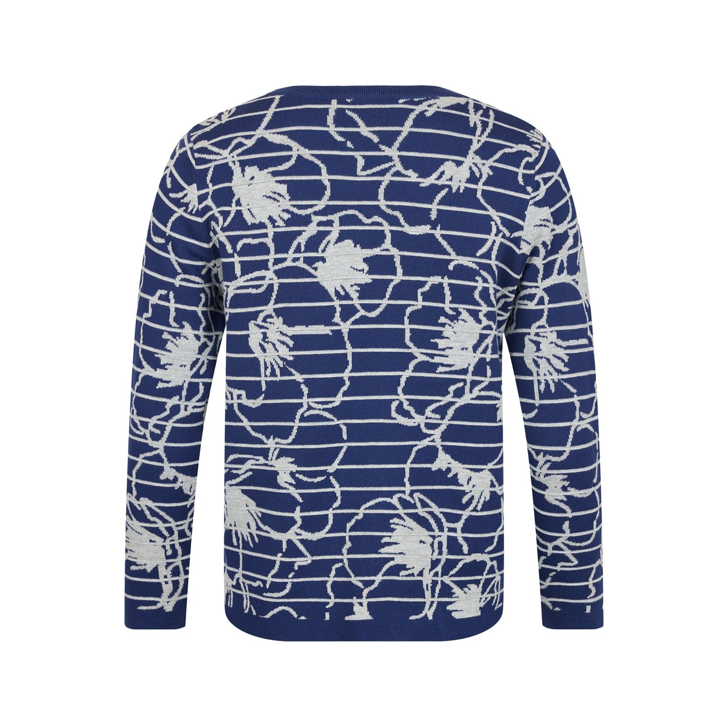Patterned Crew Neck
