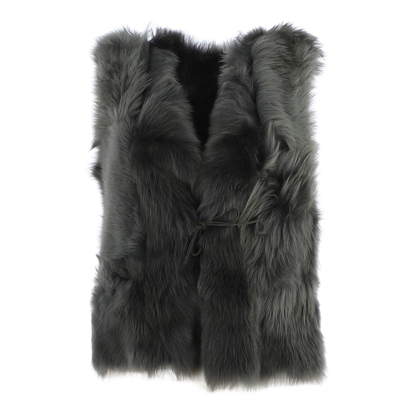 Suede Toscana Fur Trim Gilet