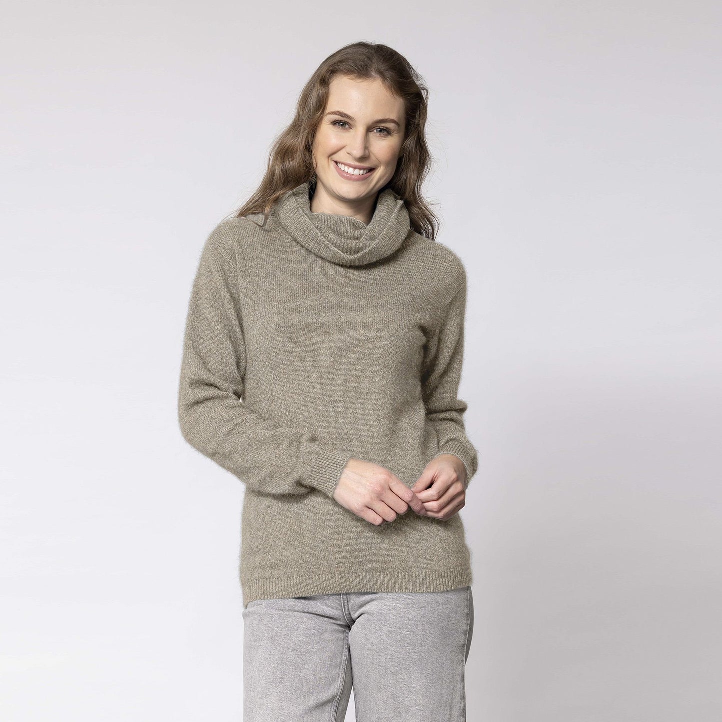 Possum Merino Polo Neck Jumper