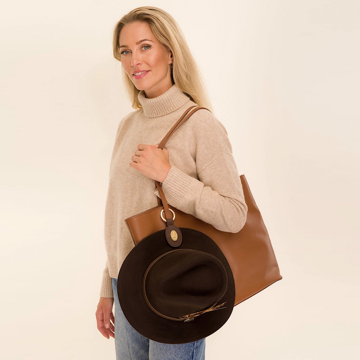 Leather Hat Clip