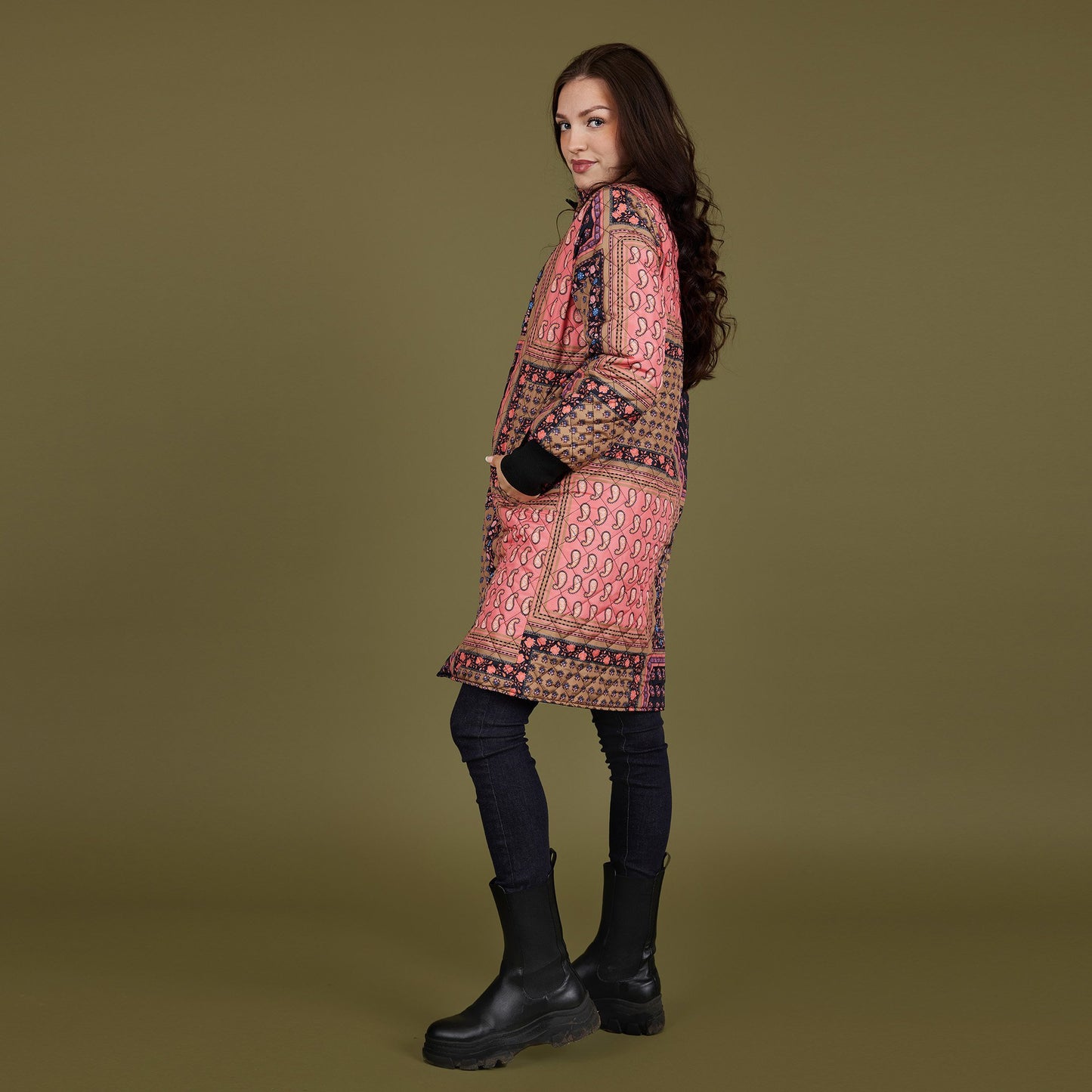 Reversible Paisley Coat