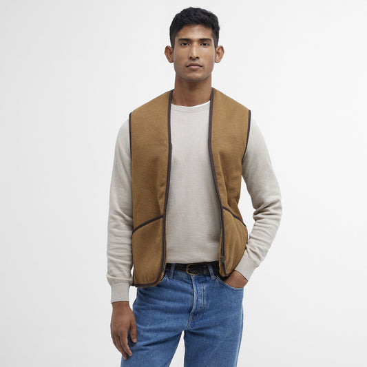 Barbour Warm Pile Waistcoat Zip in Liner 48