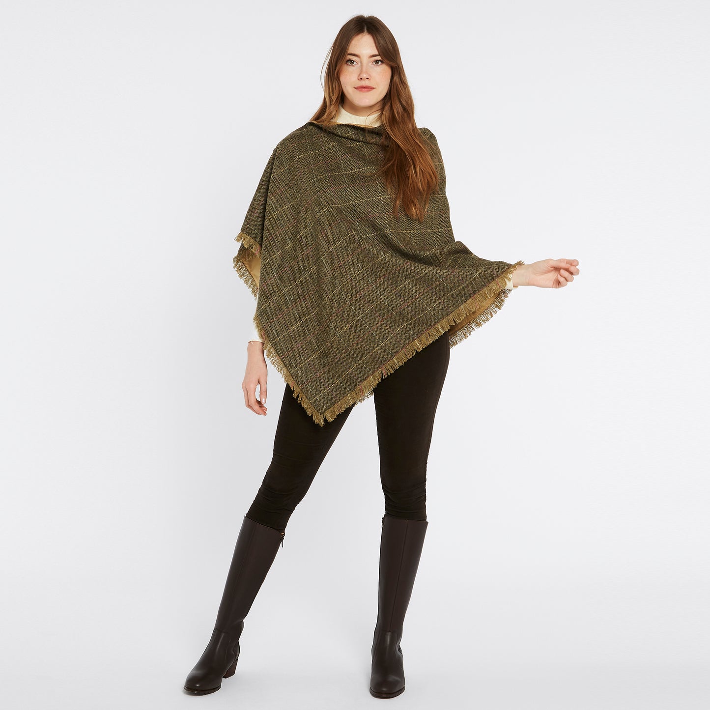 Hazelwood Tweed Poncho