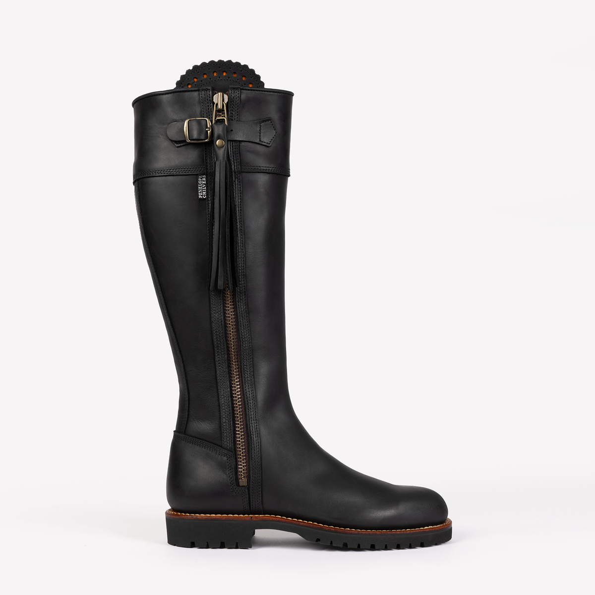 Inclement Long Leather Tassel Boot