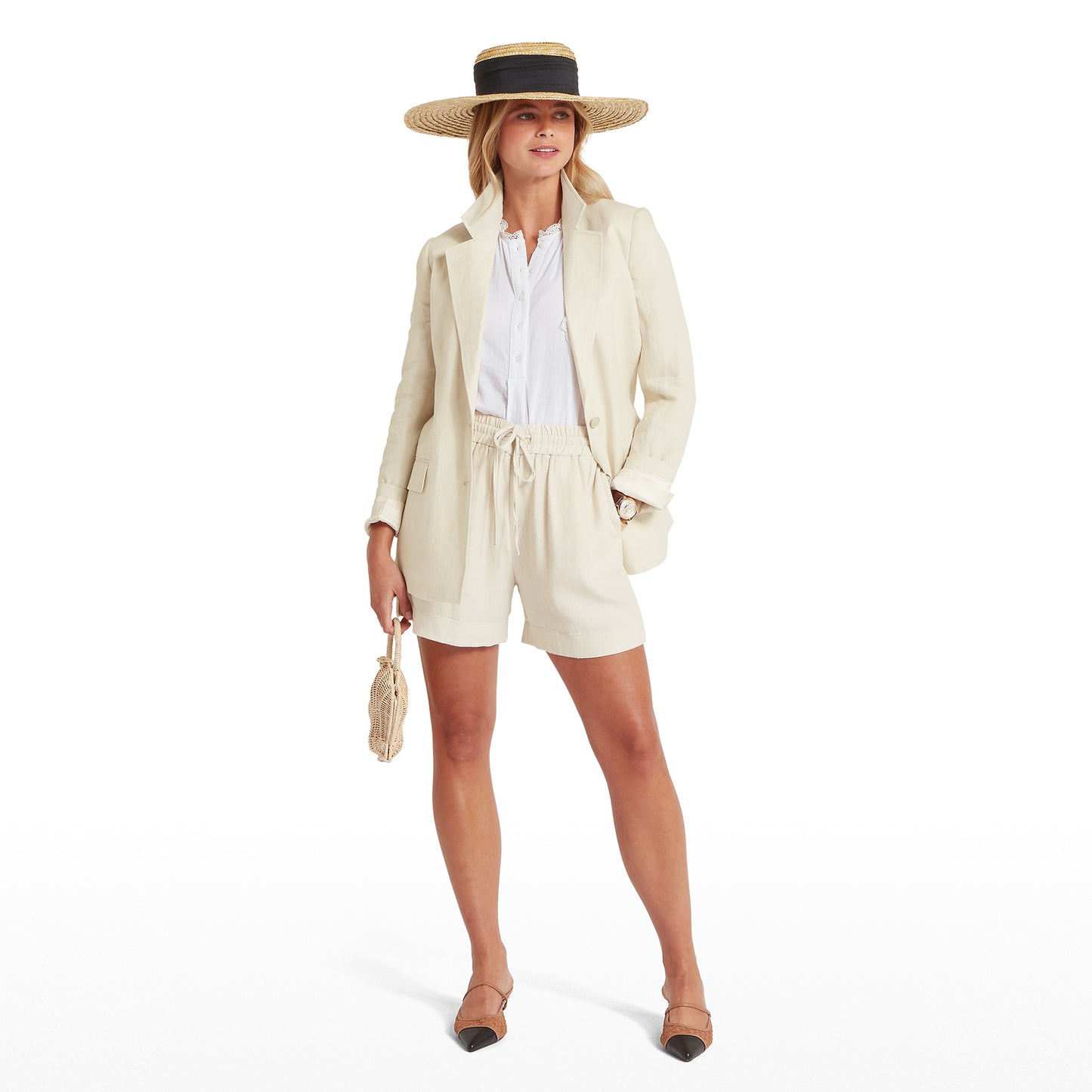 Henley Linen Blazer