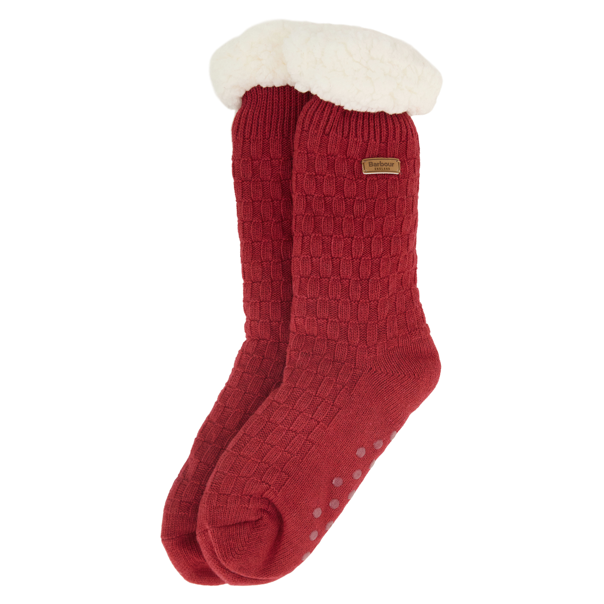Cable Knit Lounge Socks
