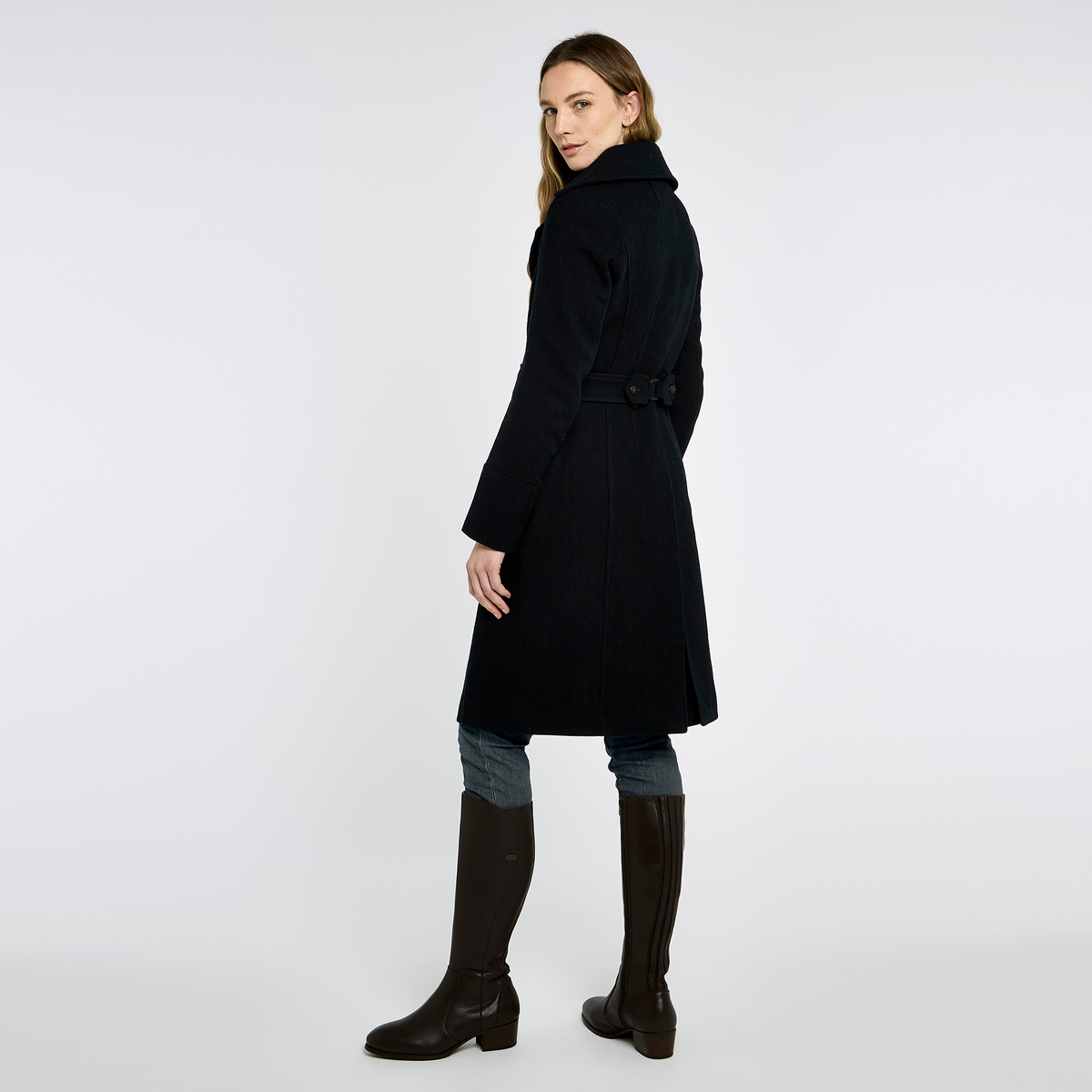 Brookvale Belted Tweed Coat