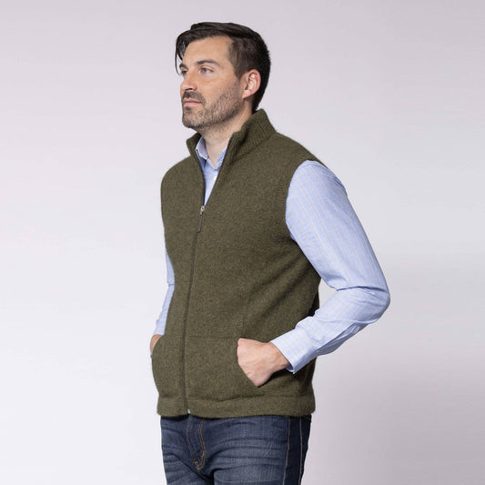 Men's Possum Merino Gilet