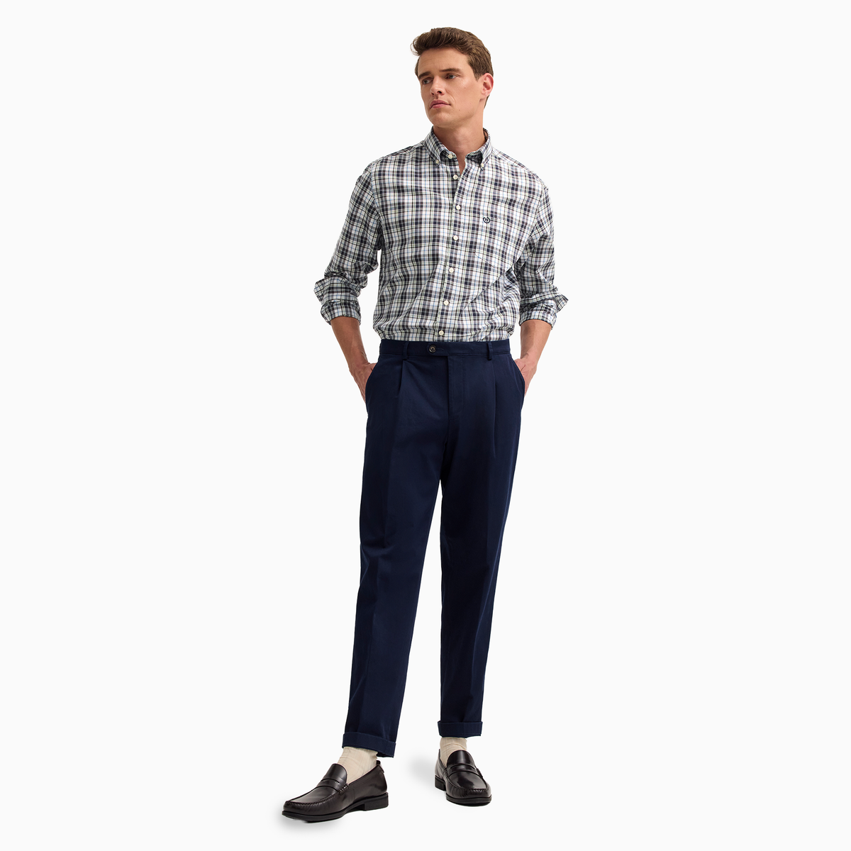 Casual Dobby Check Shirt