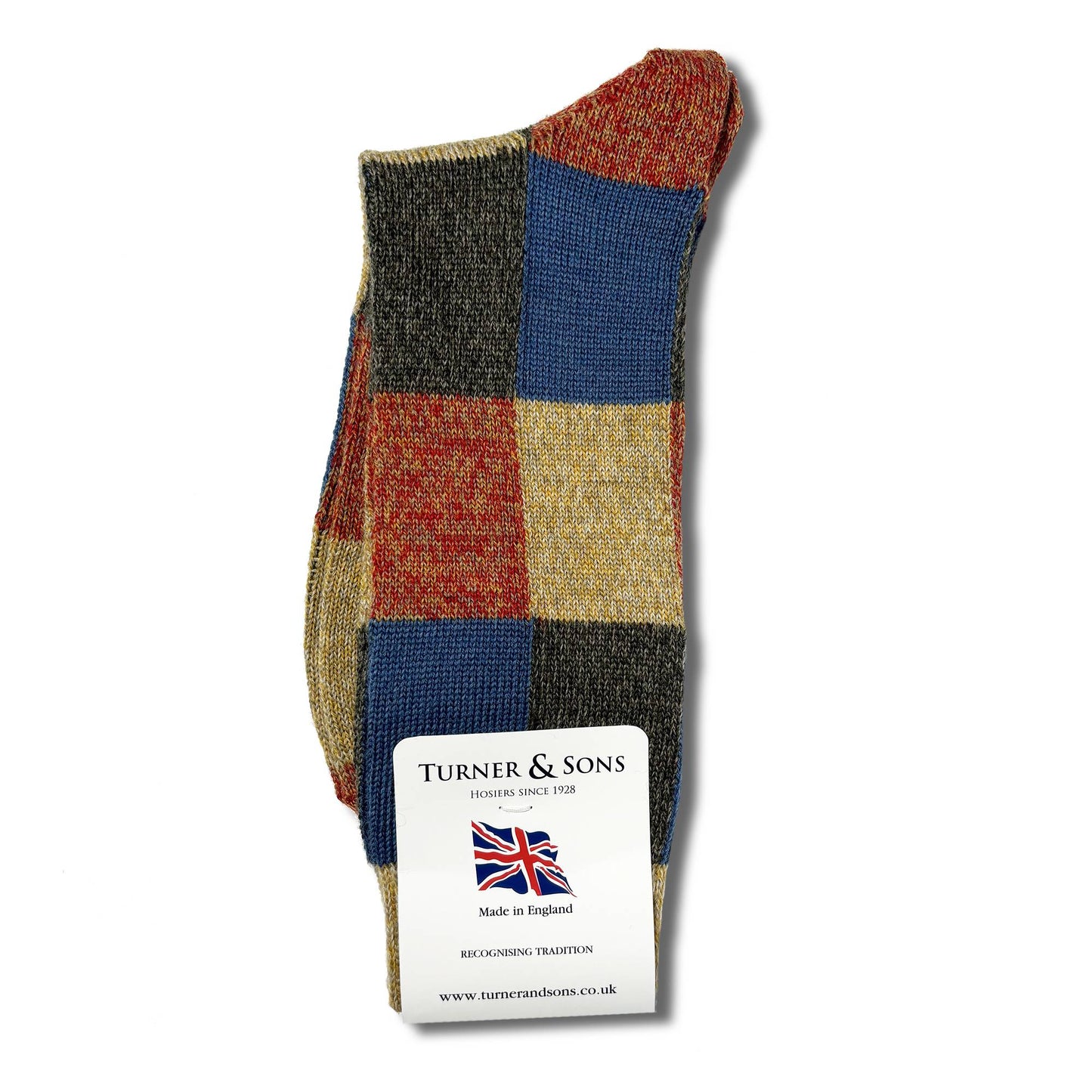 Block Patterned Sock
