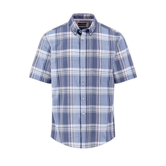 Slub Combi Check Shirt