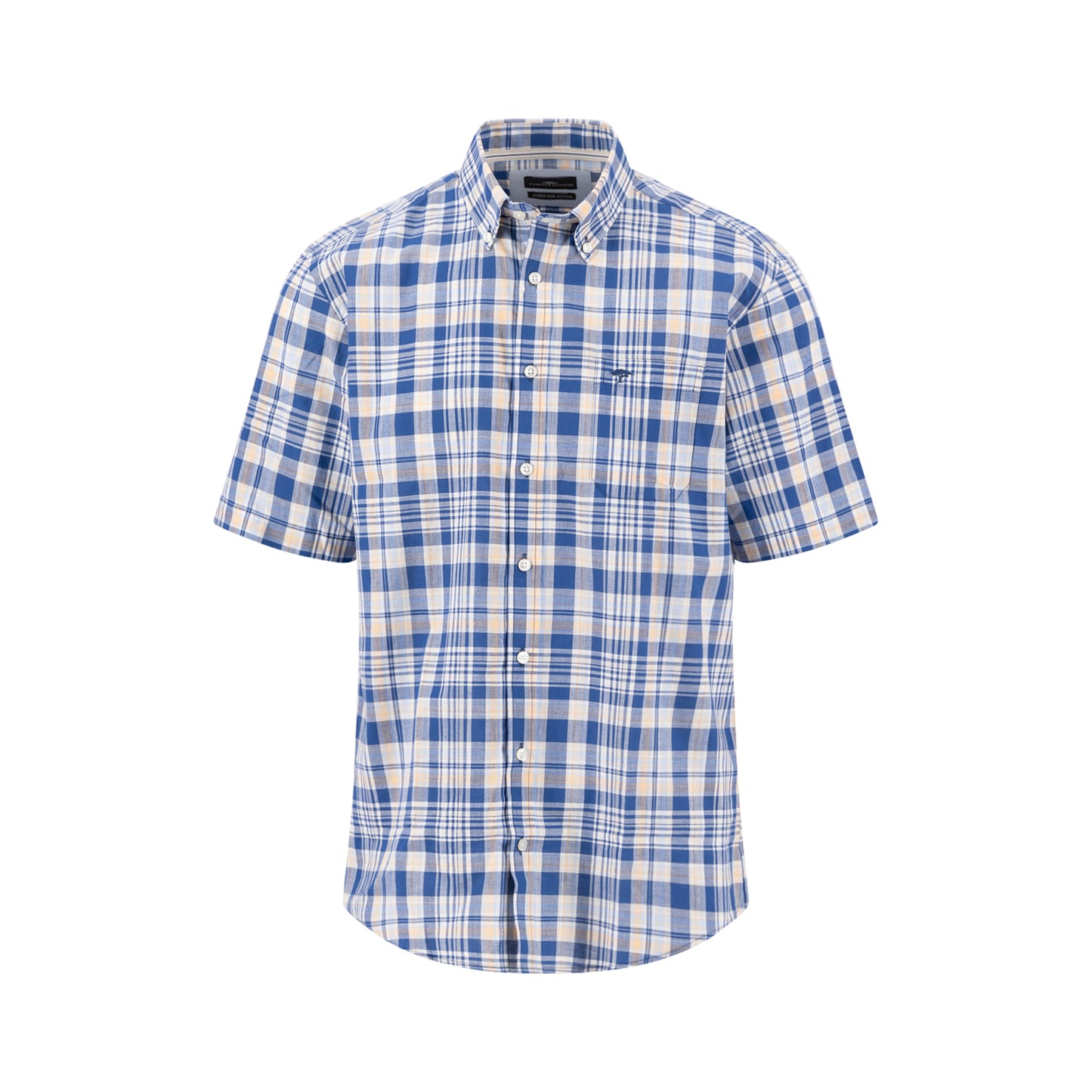 Slub Combi Check Shirt