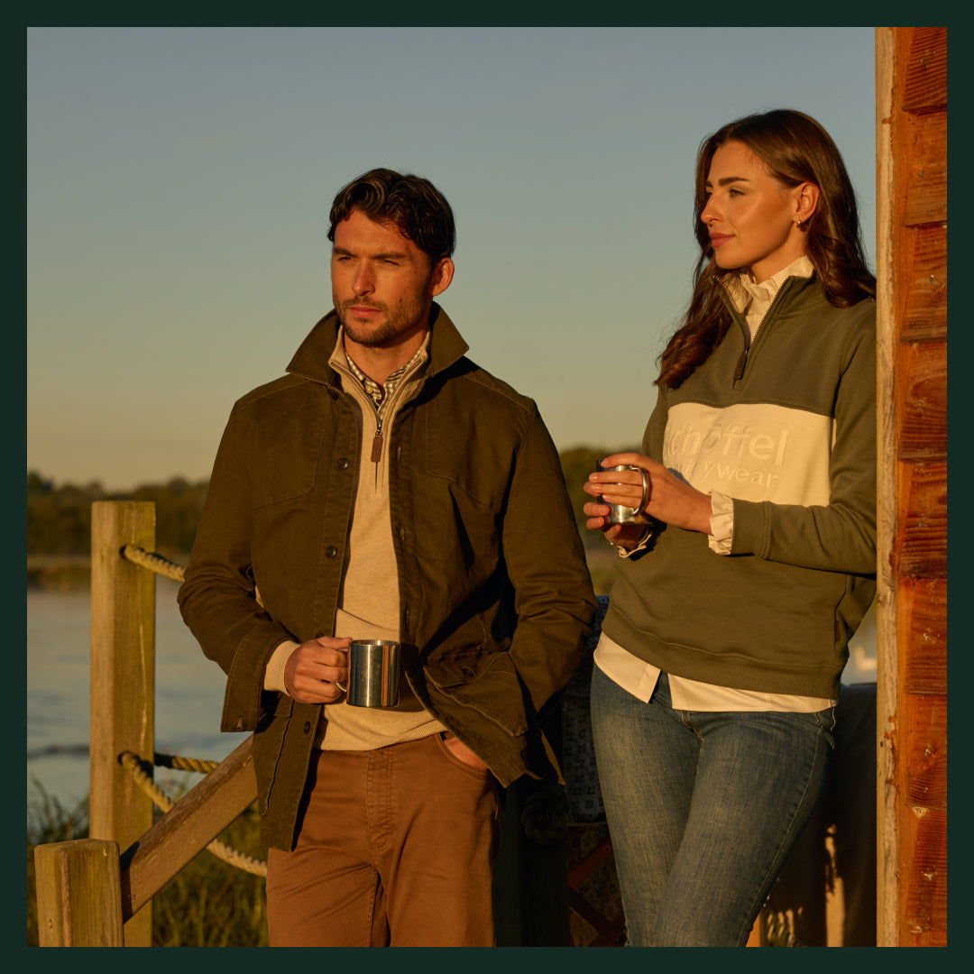 Discover Schöffel country clothing for men and women, combining timeless country style and everyday comfort in an outdoor setting.