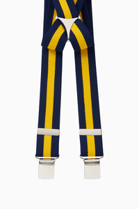 Regimental Stripe Clip End Braces