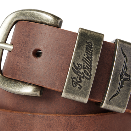 Drover Belt Silver Buckle