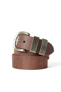 Drover Belt Silver Buckle