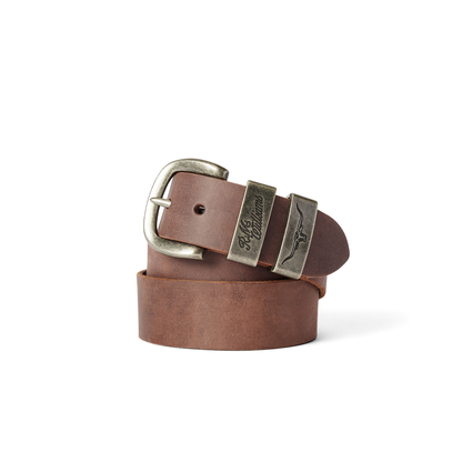 Drover Belt Silver Buckle
