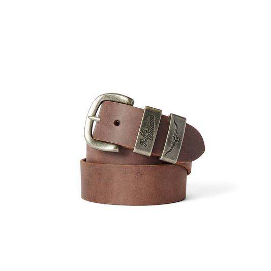 Drover Belt Silver Buckle