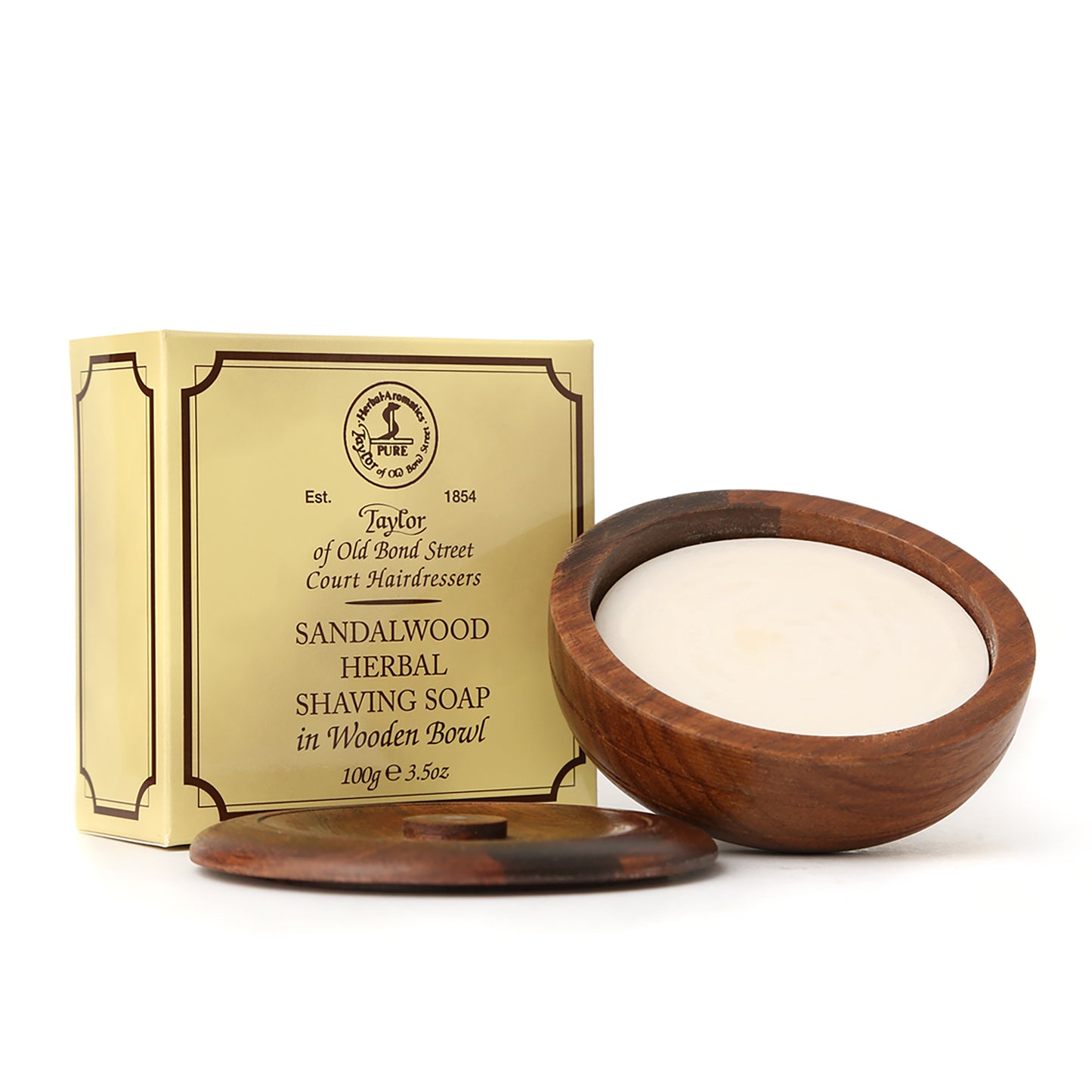 Shaving Soap Wooden Bowl