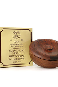Shaving Soap Wooden Bowl