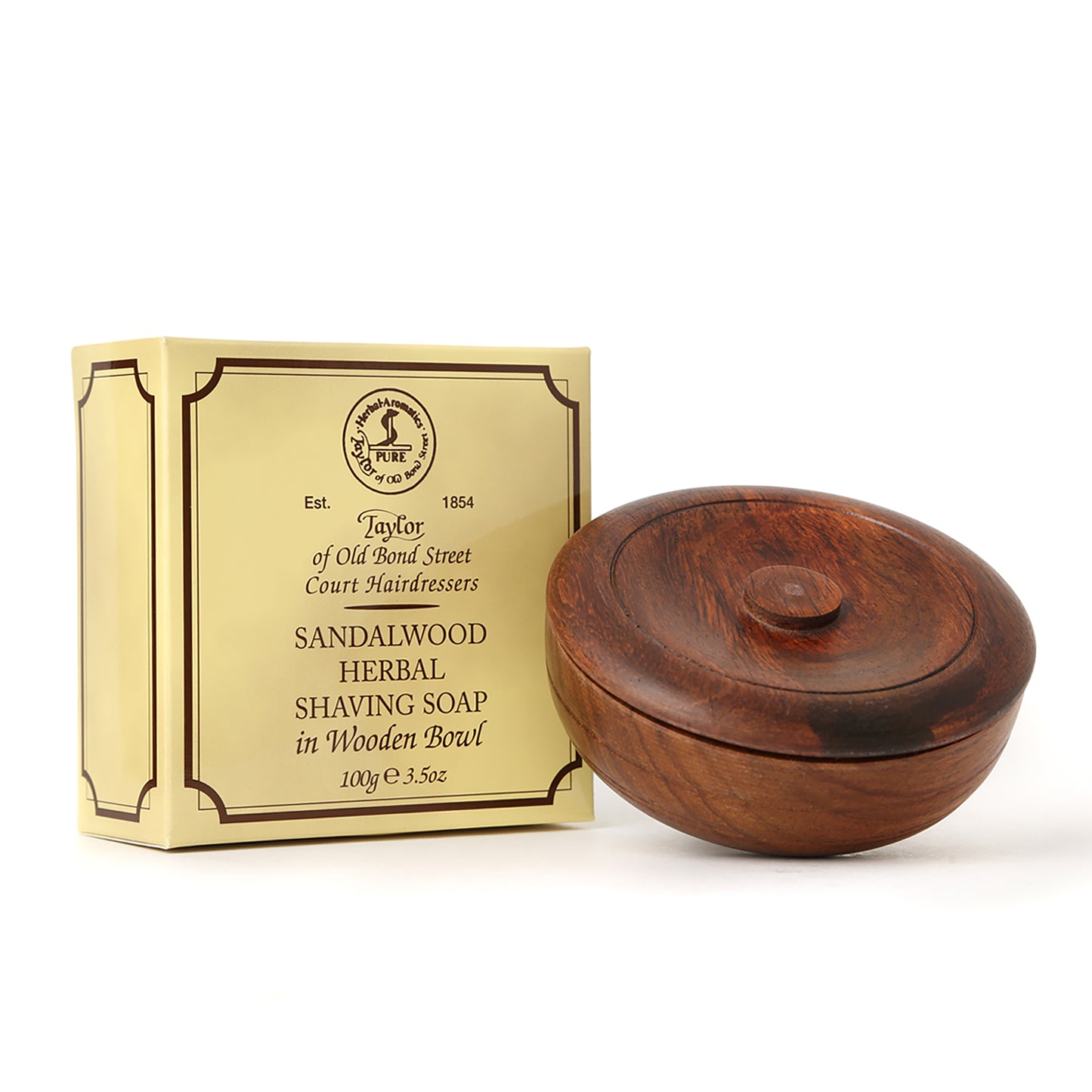 Shaving Soap Wooden Bowl