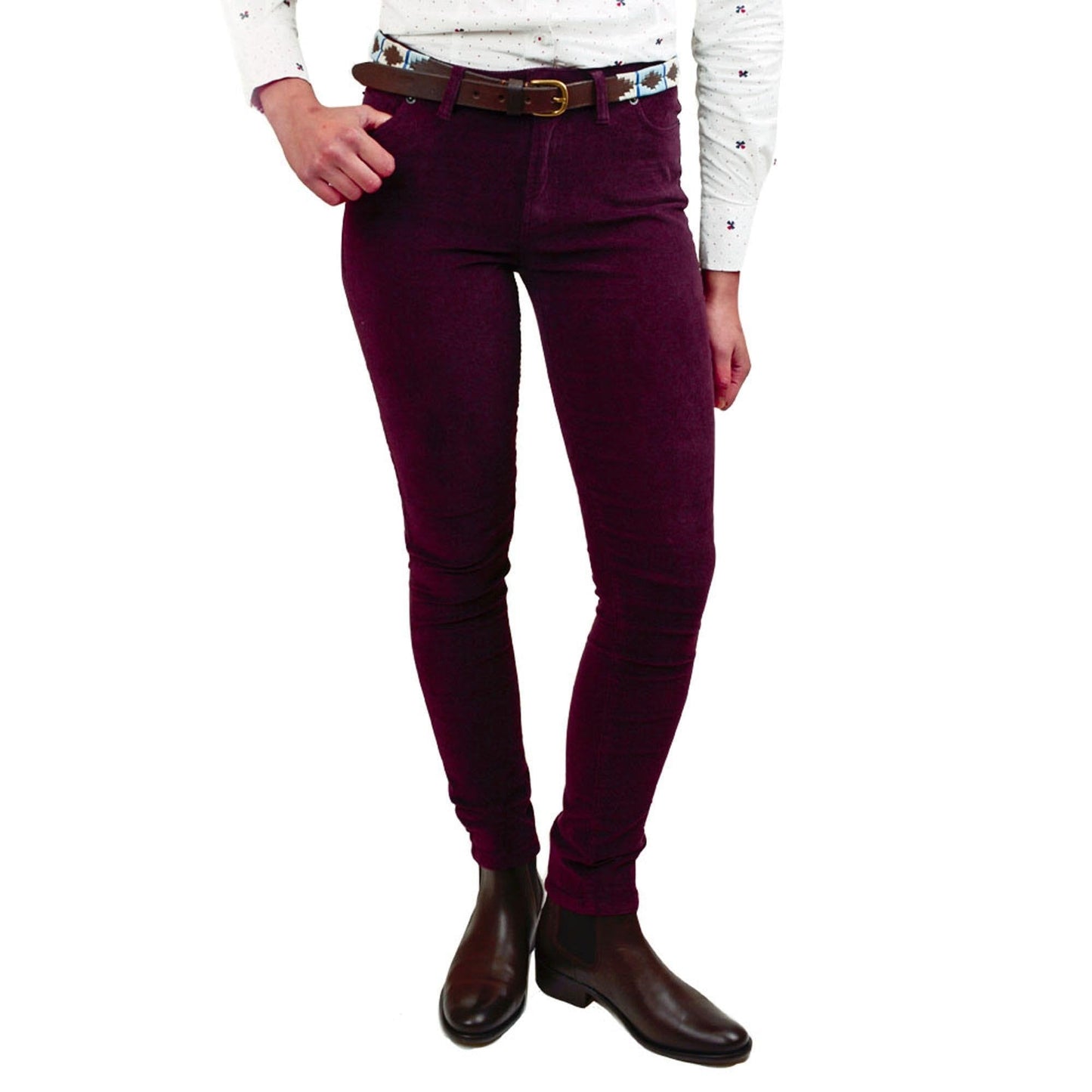 Calla Stretch Needlecord Jean