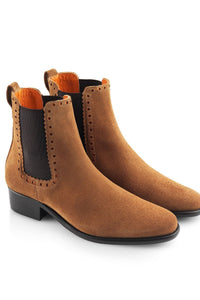 Brogued Chelsea Boot