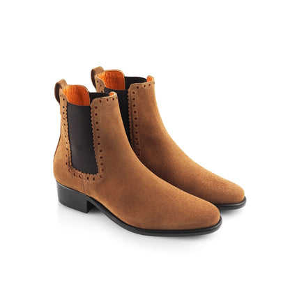 Brogued Chelsea Boot