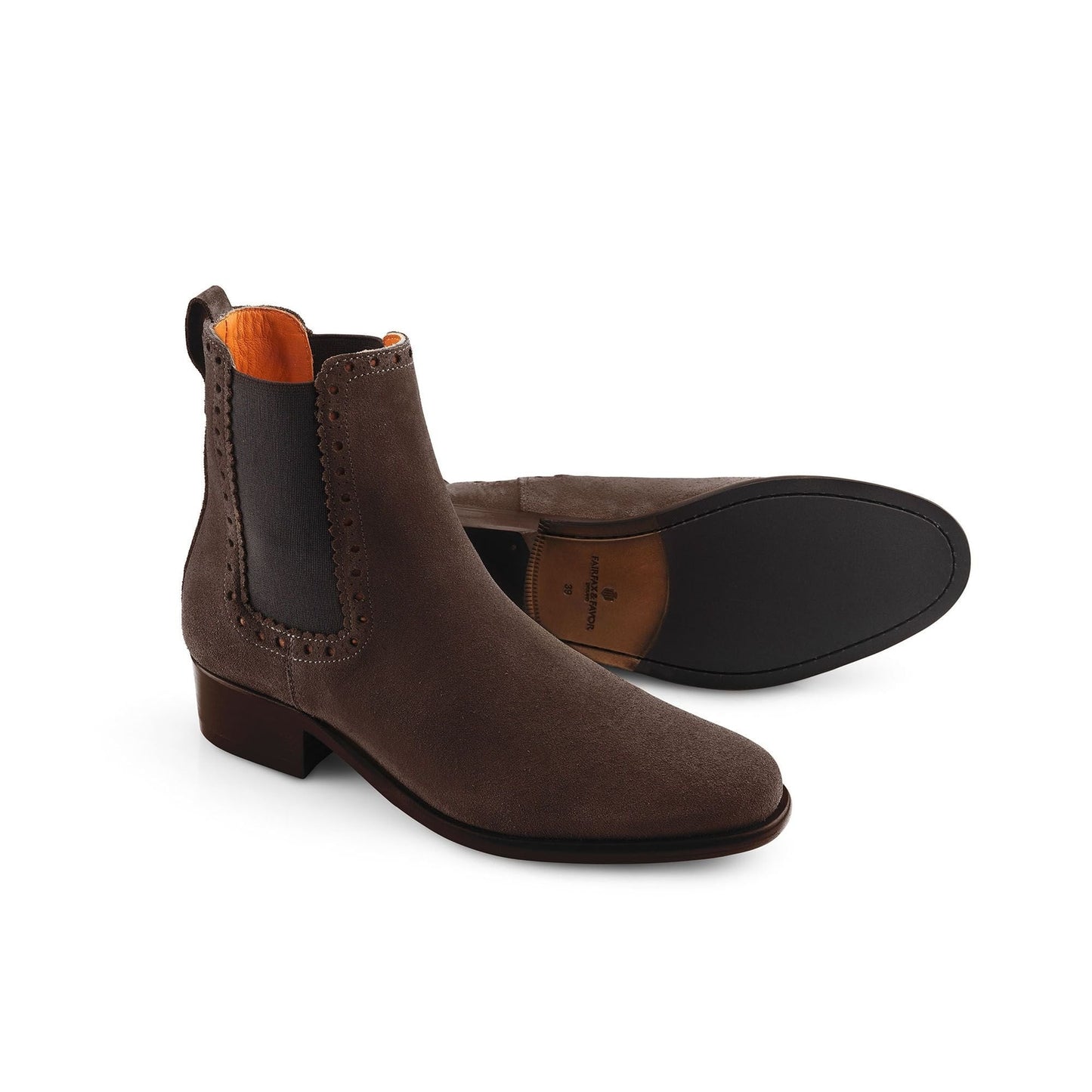 Brogued Chelsea Boot