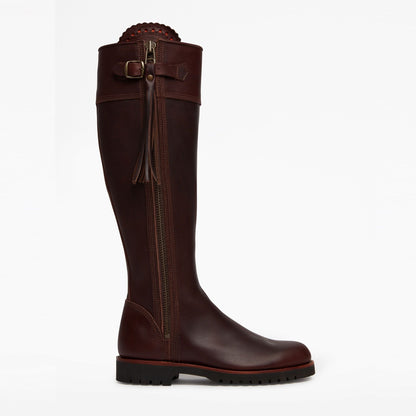 Long Leather Tassel Boot
