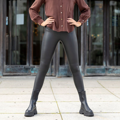 Enie Faux Leather Trouser