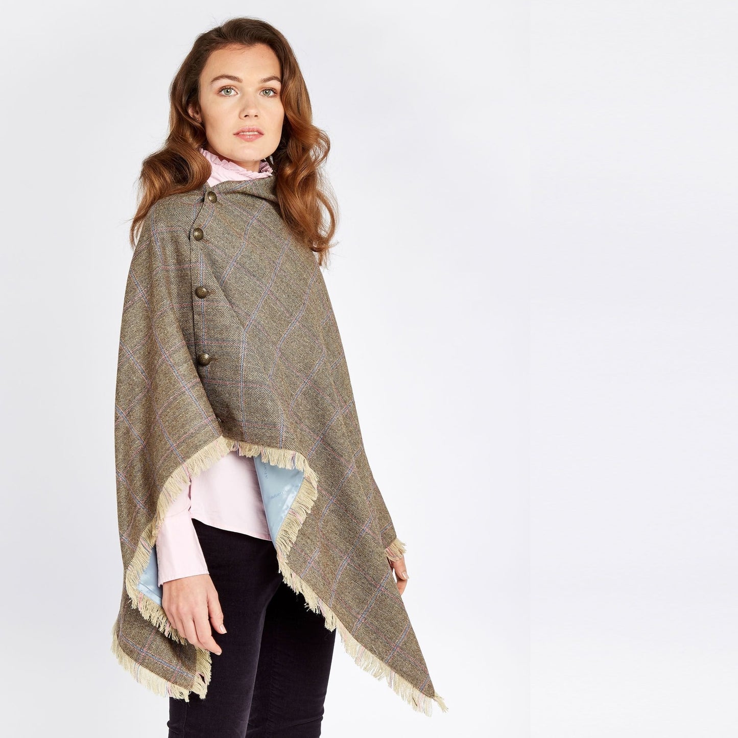 Hazelwood Tweed Poncho