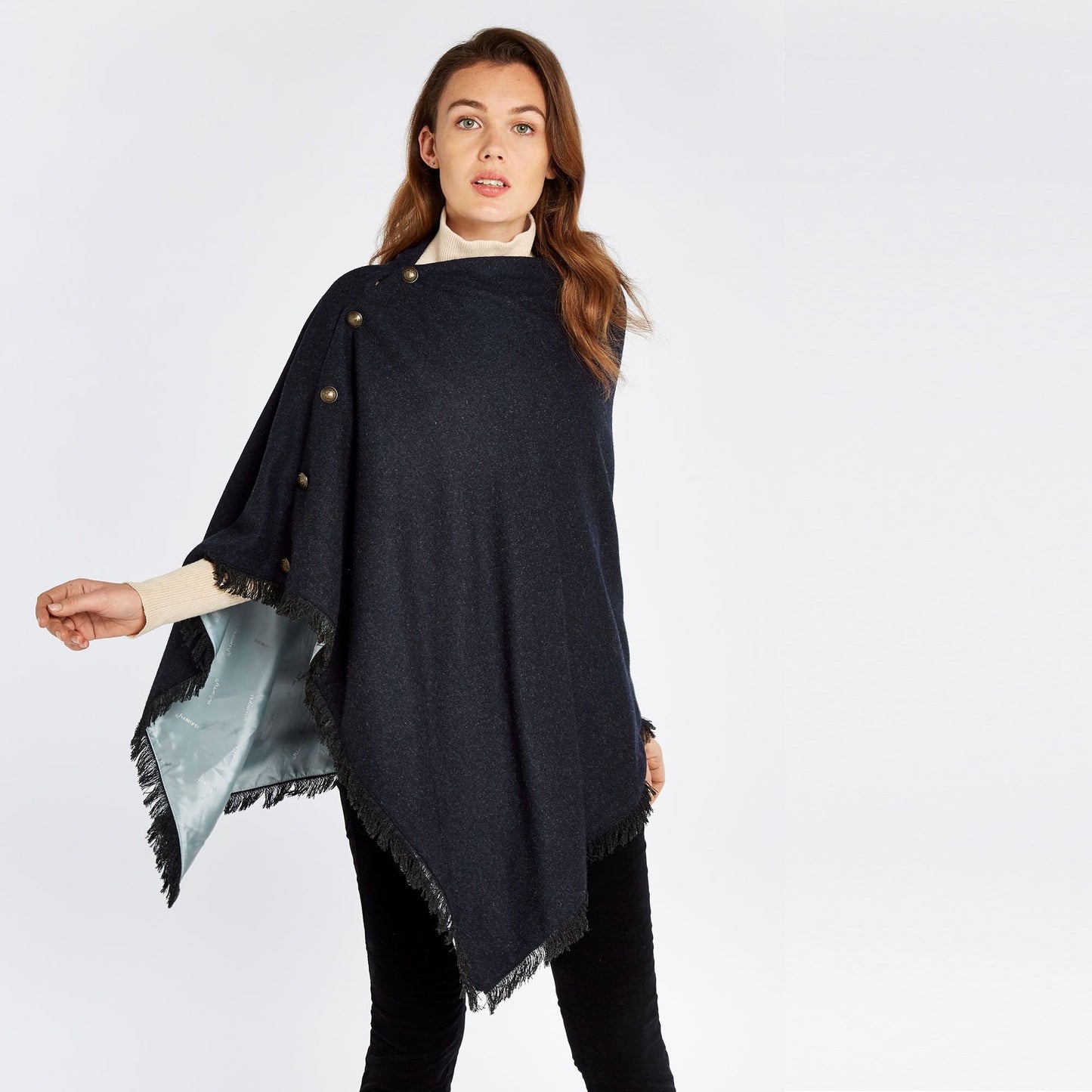 Hazelwood Tweed Poncho
