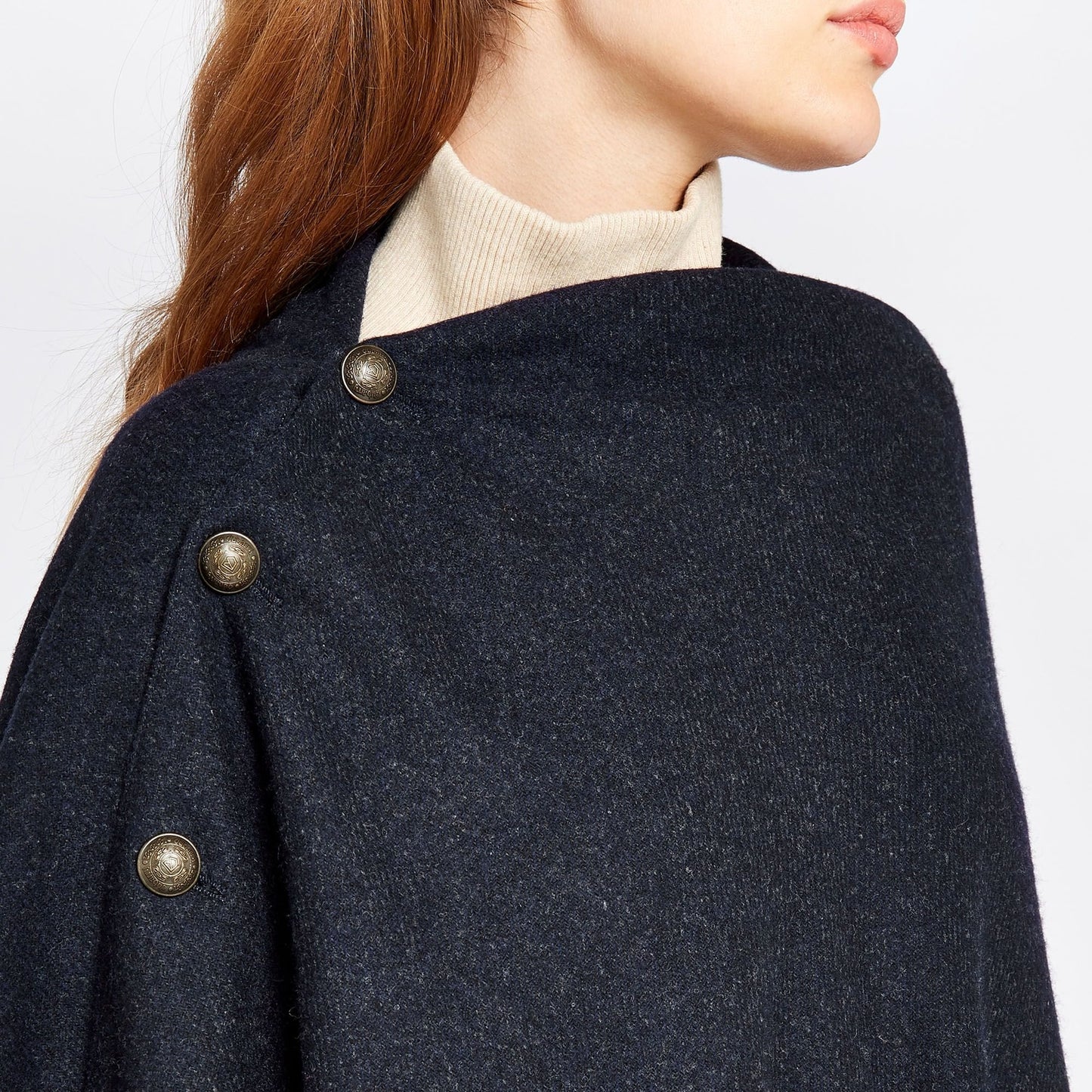 Hazelwood Tweed Poncho