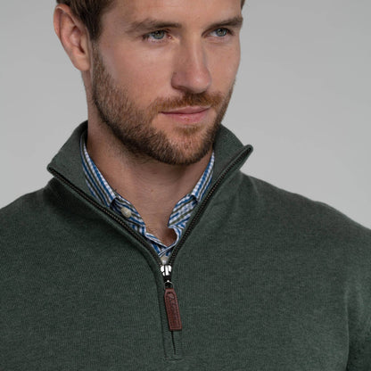Porthmeor Pima Cotton Quarter Zip