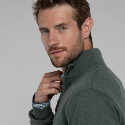 Porthmeor Pima Cotton Quarter Zip