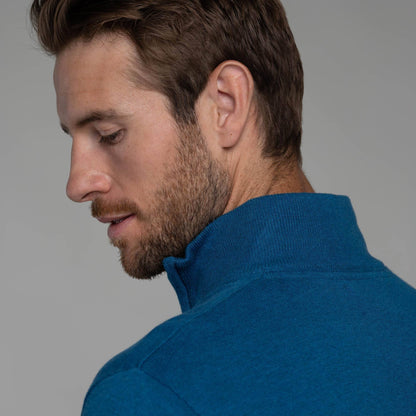 Porthmeor Pima Cotton Quarter Zip