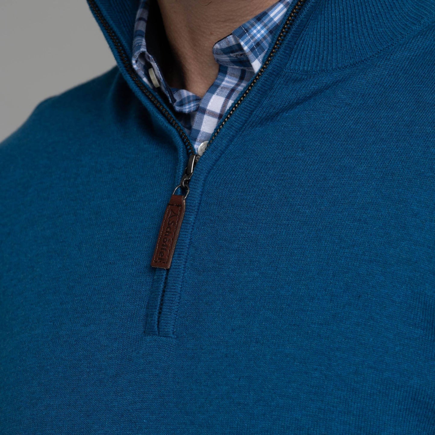 Porthmeor Pima Cotton Quarter Zip
